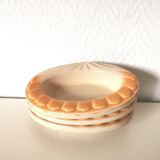 Set of 3 Charles Amand crab-shaped ramekins