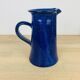 Blue Alsace stoneware pitcher, ceramic