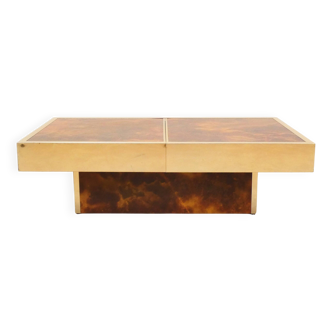 Cofee table with hidden bar by Maison Lancel