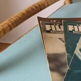 Vintage bamboo rattan serving trolley