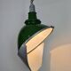 Large Industrial Green Enamel Factory Pendant Lamp from Benjamin, 1960s