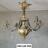 antique chandelier from the time of Napoleon III, dating from the second half of the 19th century