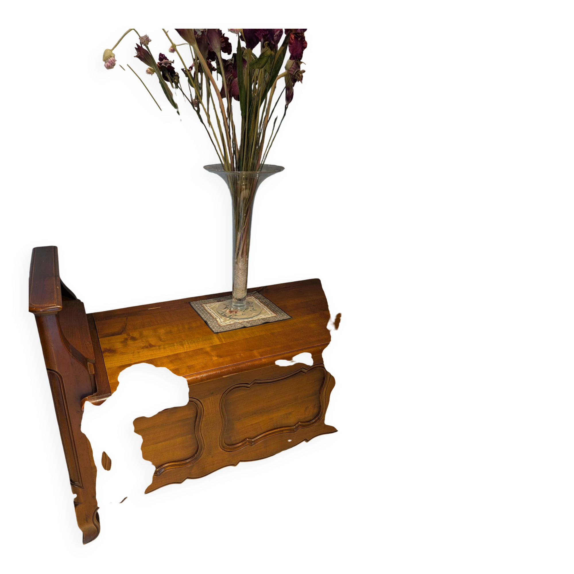 Solid cherry wood coffee table