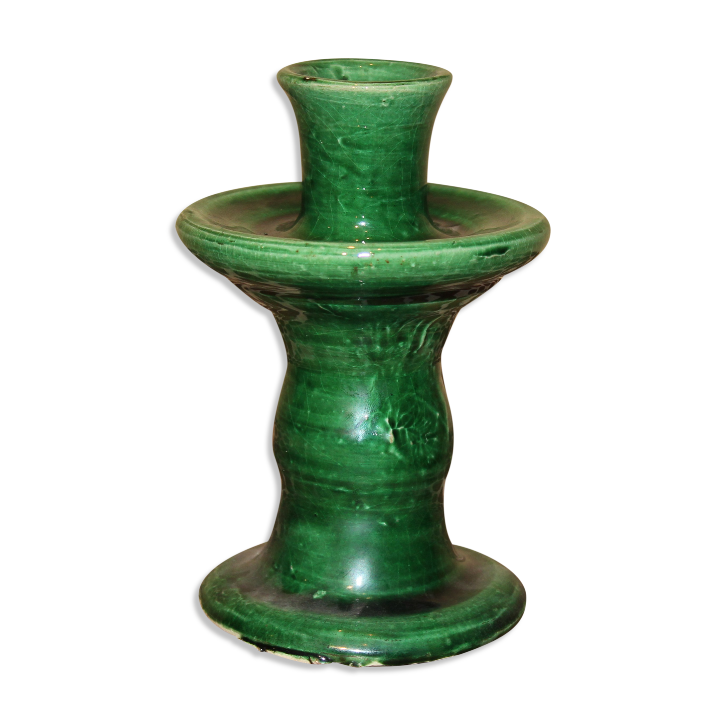 Tamgroute pottery candle holder
