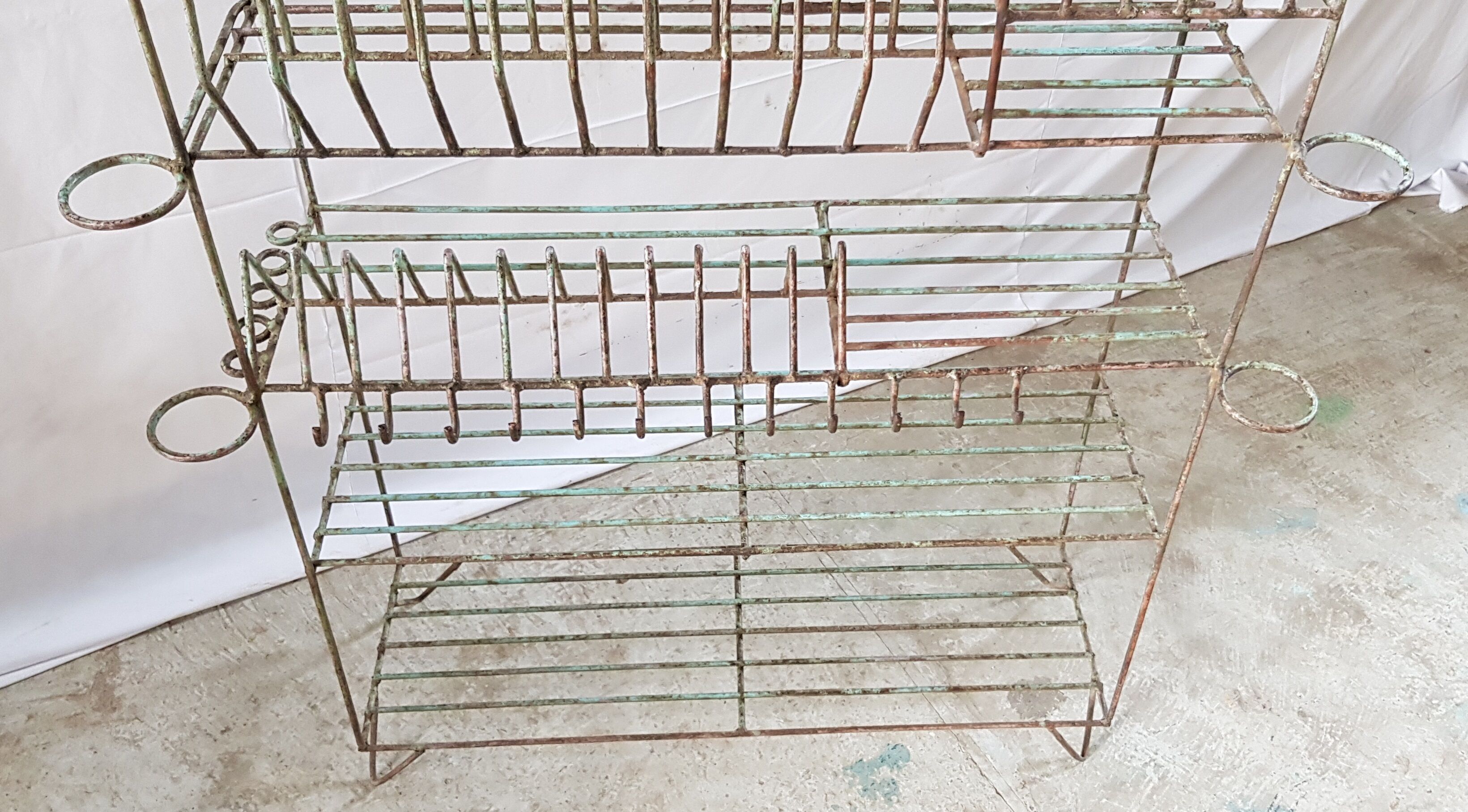 Antique metal sideboard