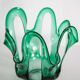 "Scarf" Vase Artisan Large Vintage Mid-Century Glass Vase