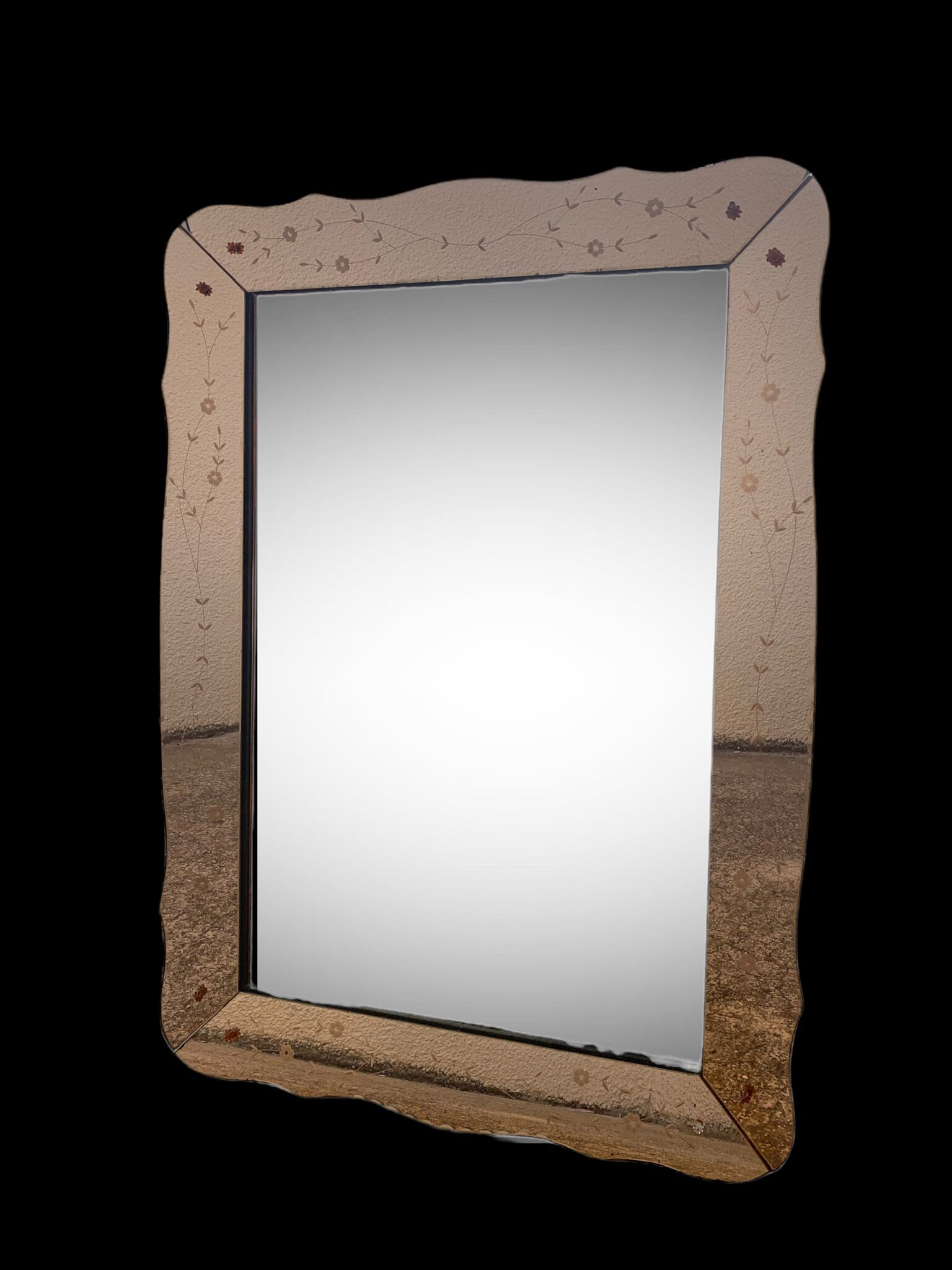 Venetian mirror art deco 1950 70x98