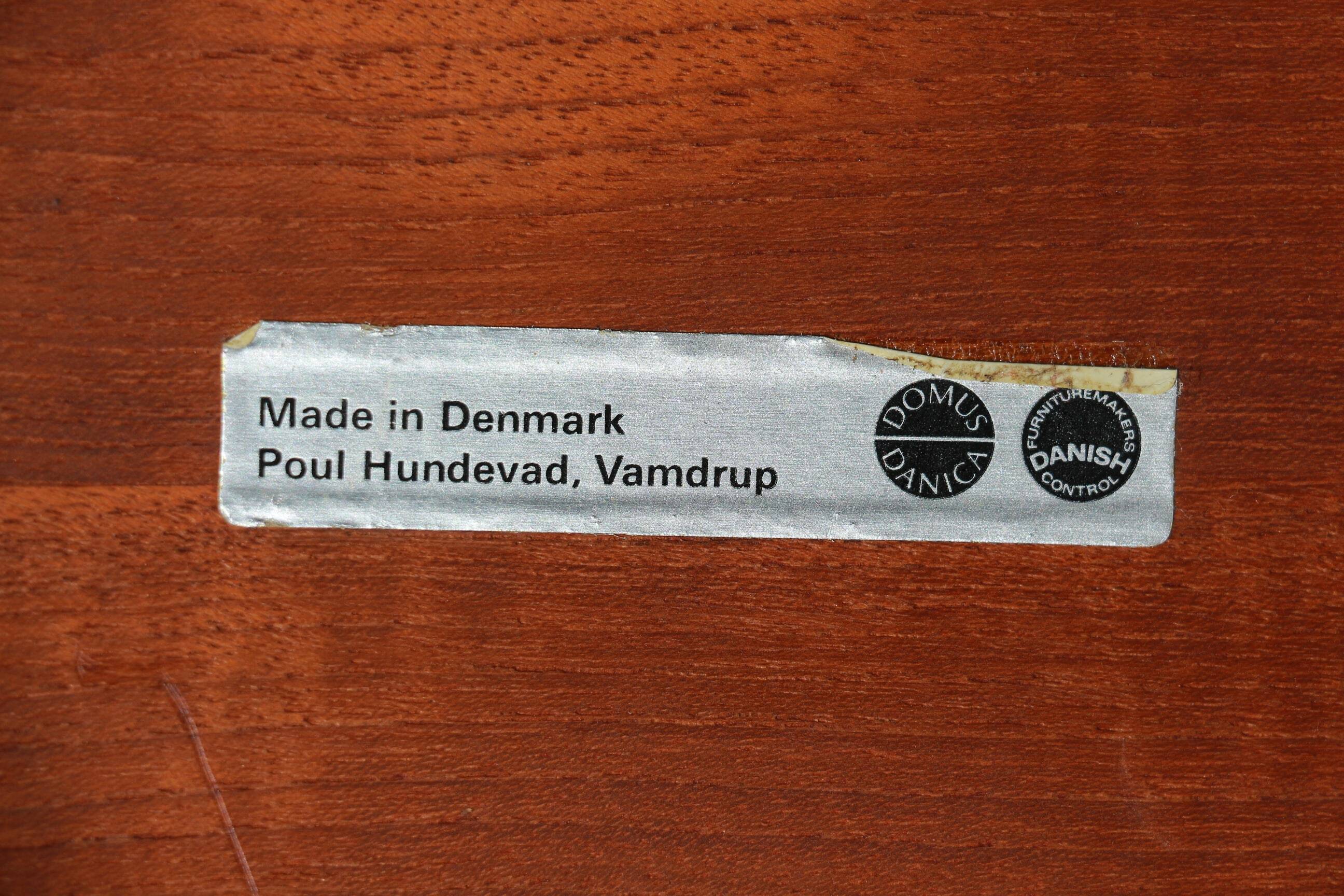 Teak trolley by Poul Hundevad for Vamdrup - Denmark - 1960