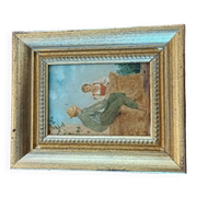Tableau à l'huile scène galante