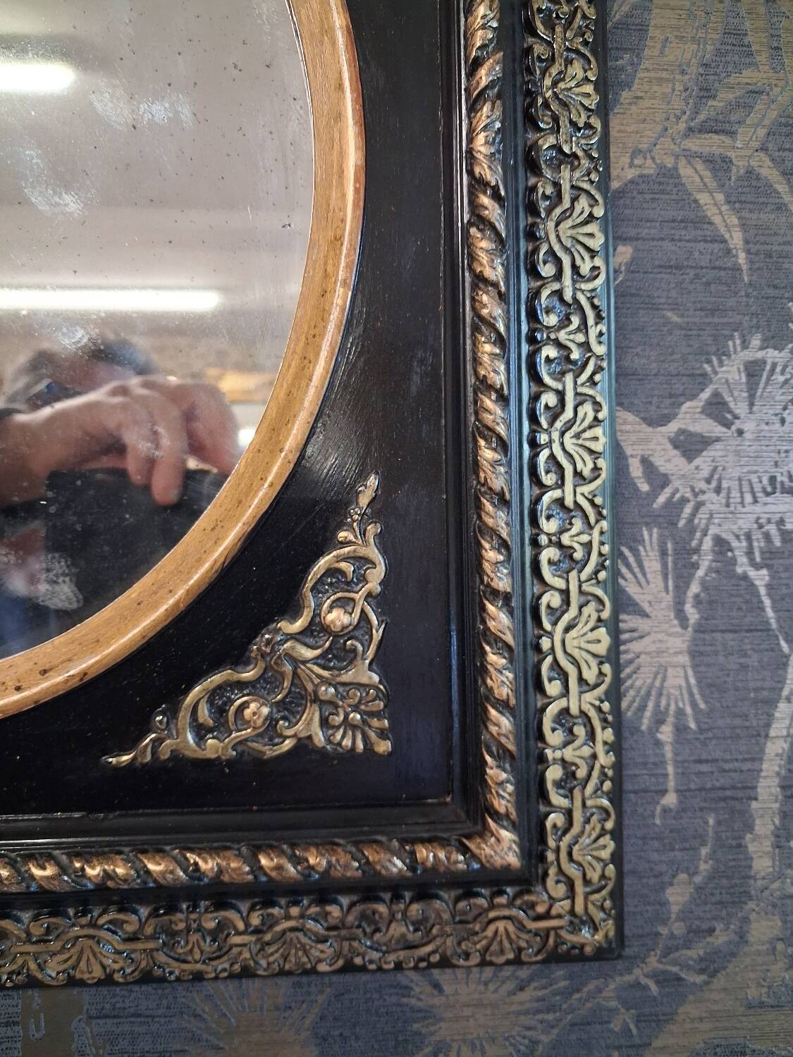 Mirror from the Napoleonic III era 47x41