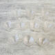 10 old art deco stemware