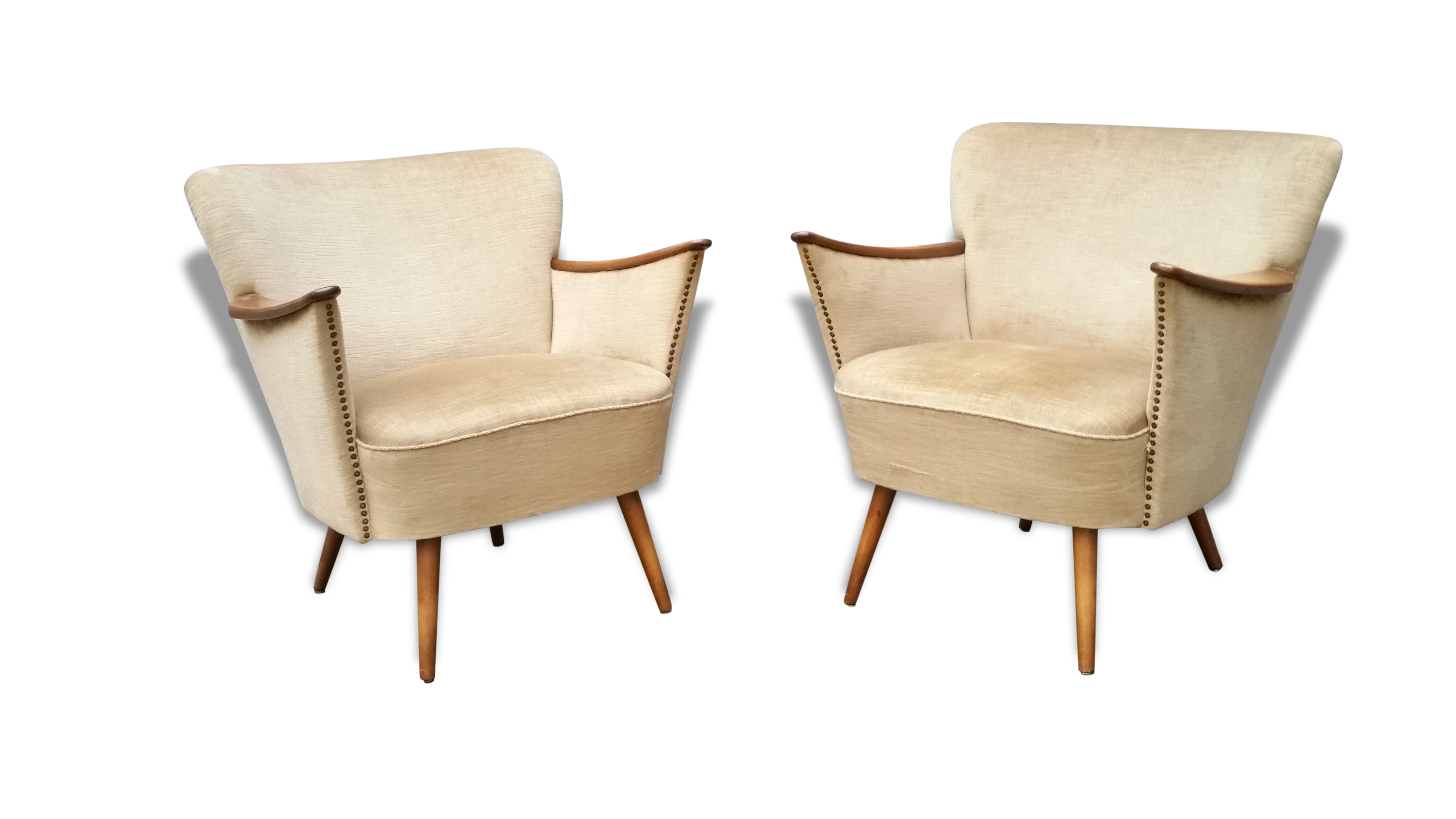 Pair of chairs 50s 60s