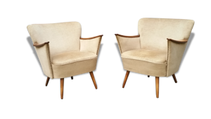 Paire de fauteuils années