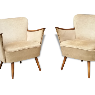 Pair of chairs 50s 60s