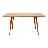1950s coffeetable ship shaped in ash