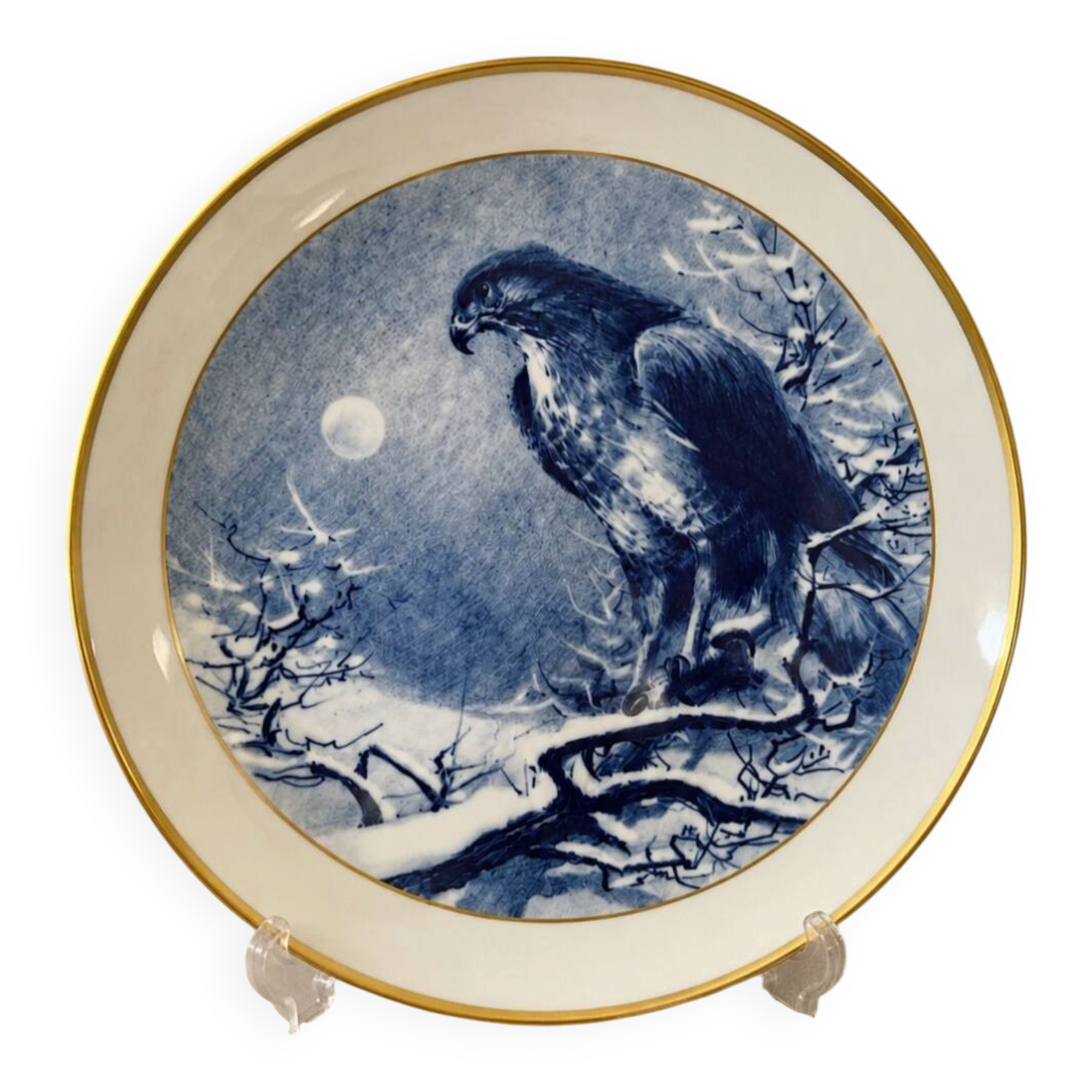 Meissen wall plate 1985 “The Buzzard” – limited edition – 26 cm – box