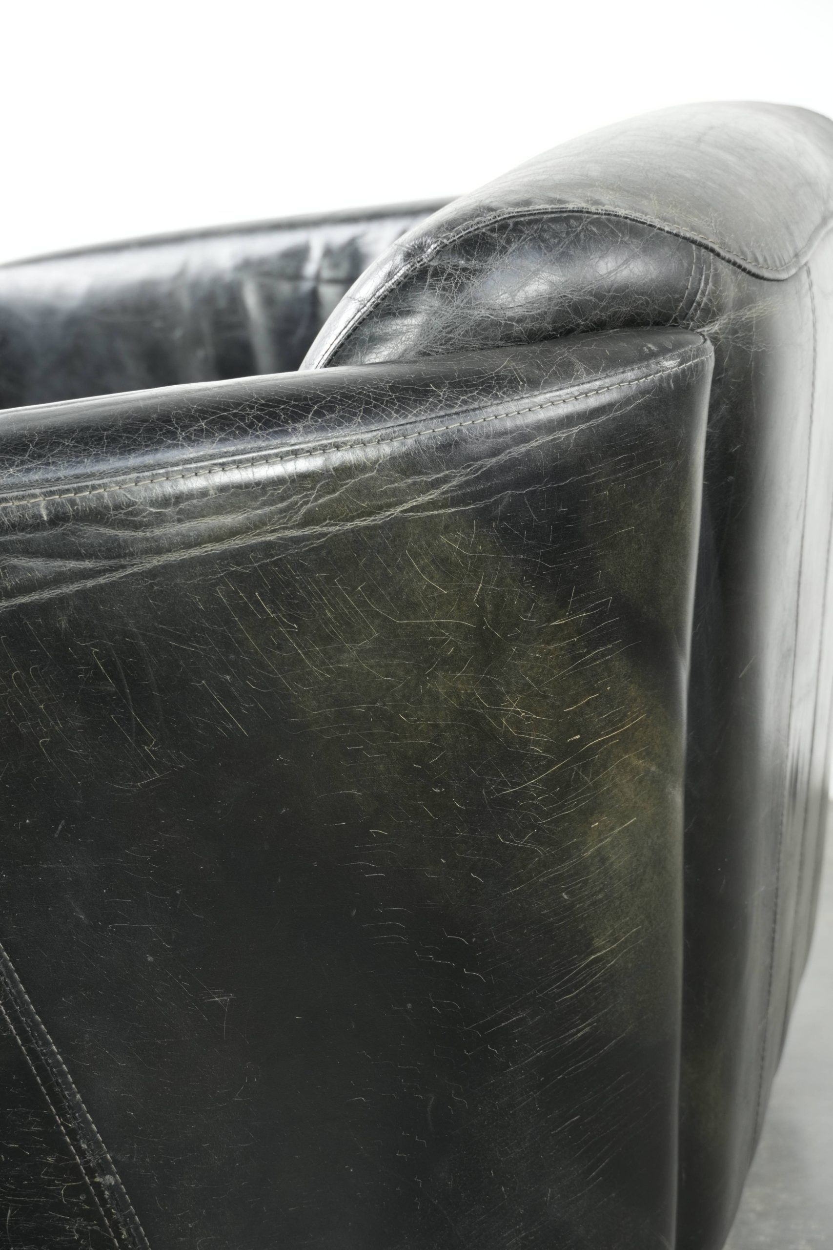 Amazing and unique cowhide aviator design bench, 2-seater