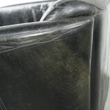 Amazing and unique cowhide aviator design bench, 2-seater