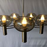 Chrome chandelier 1970