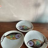 3 Pornic fish plates
