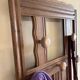 Wall-mounted coat rack in solid wood – Rustic / country chic style