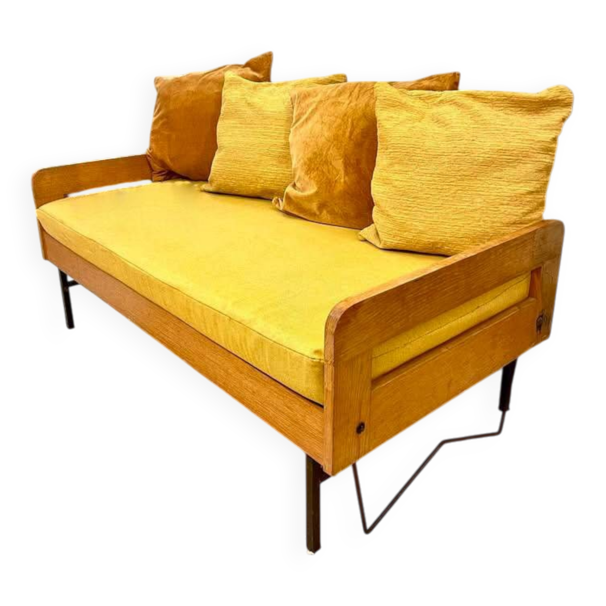 Transformable vintage 1960s bench – Daybed