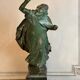 King Lear, green patinated bronze, Victor Rousseau (1865-1954) around 1905
