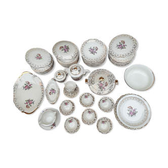 Service porcelaine limoges france assiettes plats