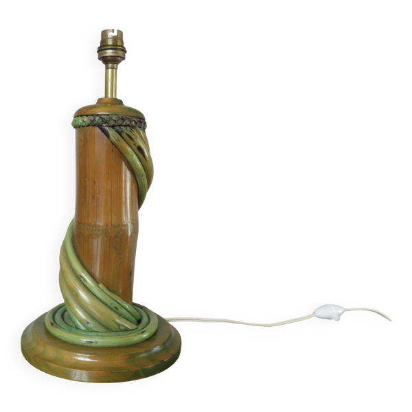 Pied de lampe en bambou années 60 70 — Beyit