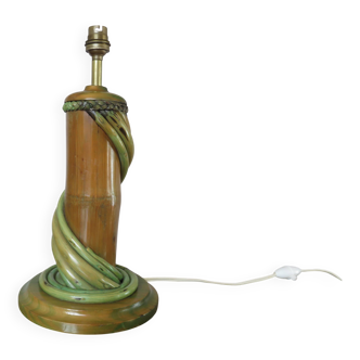 Bamboo lamp base from the 60s and 70s