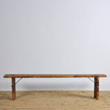 Set of two vintage pine bench, 1940