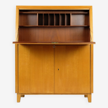 Vintage secretary desk cabinet Rüster 60s 70s midcentury