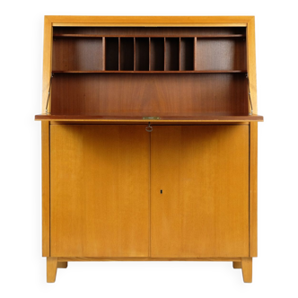 Vintage secretary desk cabinet Rüster 60s 70s midcentury