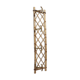 Bamboo and wicker wall coat rack