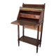 Very small 19th century sloping desk in mahogany and mahogany veneer