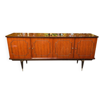 Enfilade vintage années 50/60 style italien Vernis brillant & pieds compas