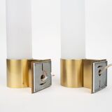 Pair of vintage wall lamps Bo by Jorgen Bo, Fog og Morup, 1960s