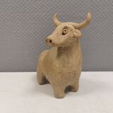 Beautiful ceramic bull Danish and from the 1970s-80s.
