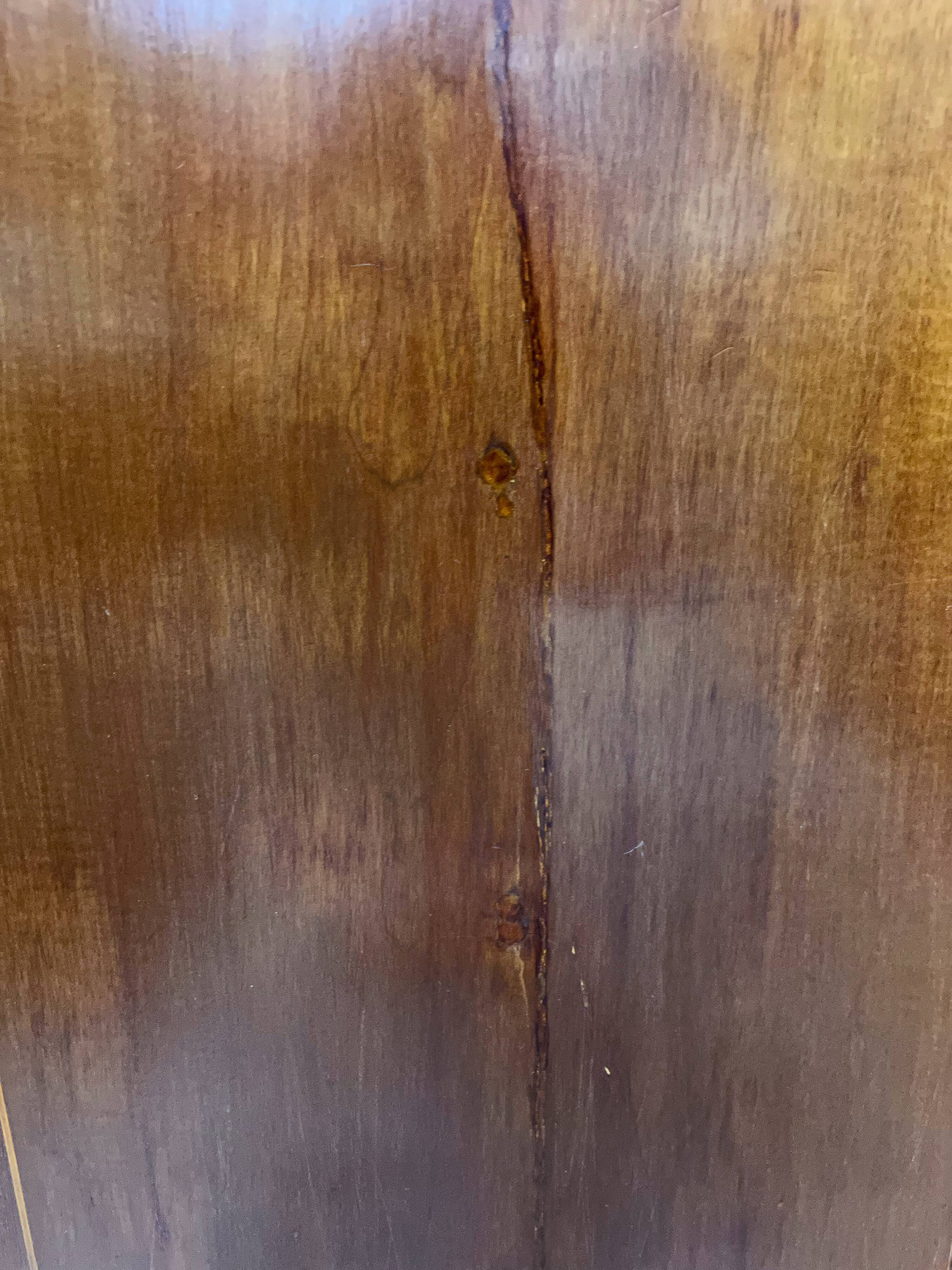 Writing desk in Napoleon III Marquetry white marble top