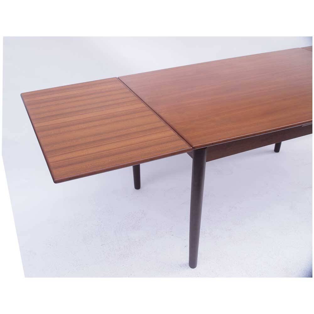 Scandinavian vintage extendable dining table