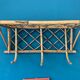 Rattan wall coat rack