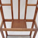 Vintage wooden wall dressing room