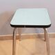 Tabouret formica bleu ciel