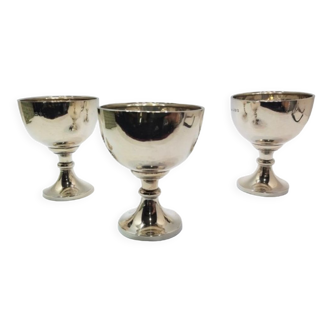 Small silver chalices