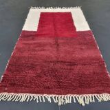Handmade Berber rug, natural wool, 2.5x1.5 m