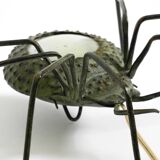 Beautiful Italian Mid Century Modern "Spider" wall lamp made of metal