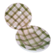 Green Scottish plates Moulin des Loups