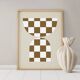 Chequers giclee art print 50x70cm