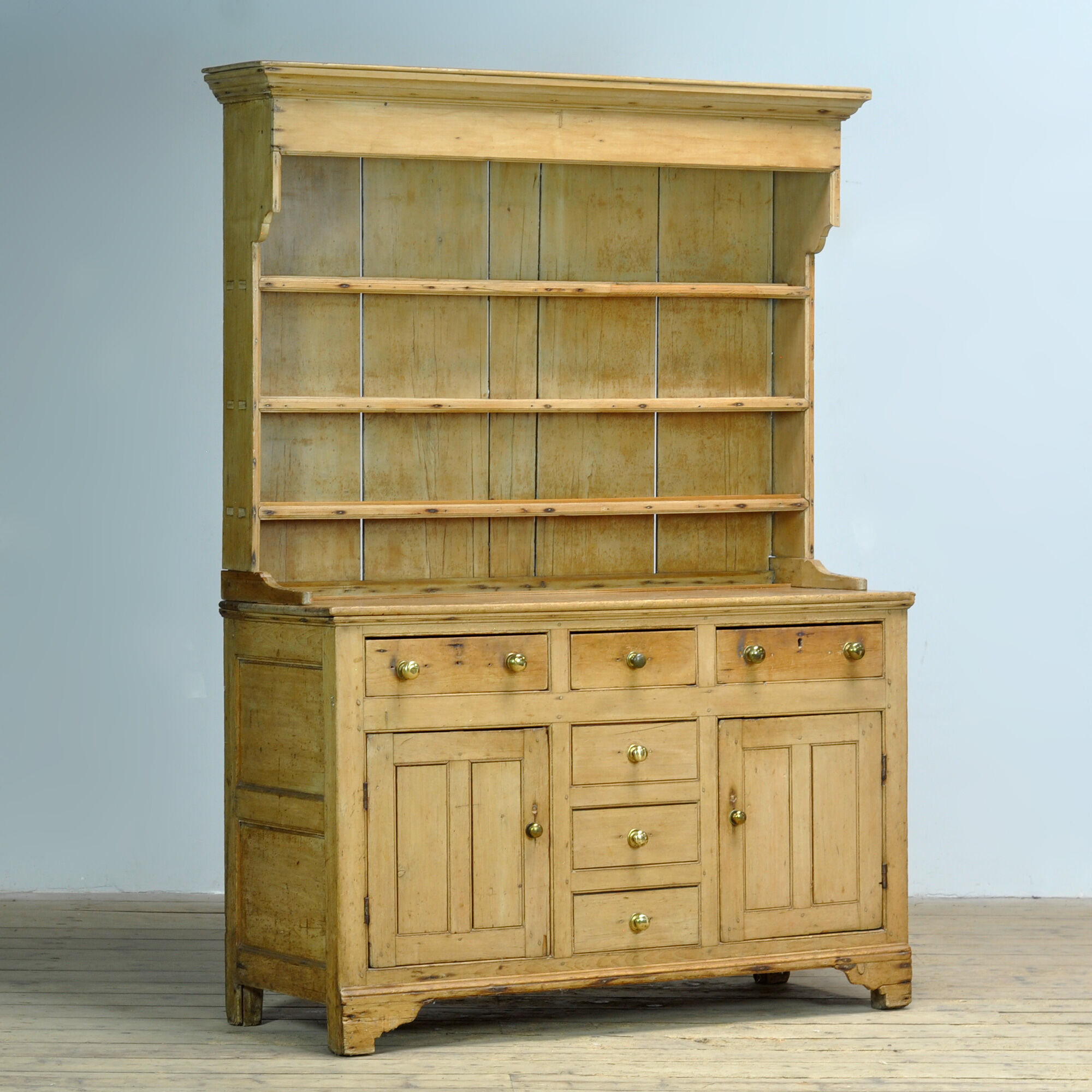 Pine buffet cabinet, circa 1850