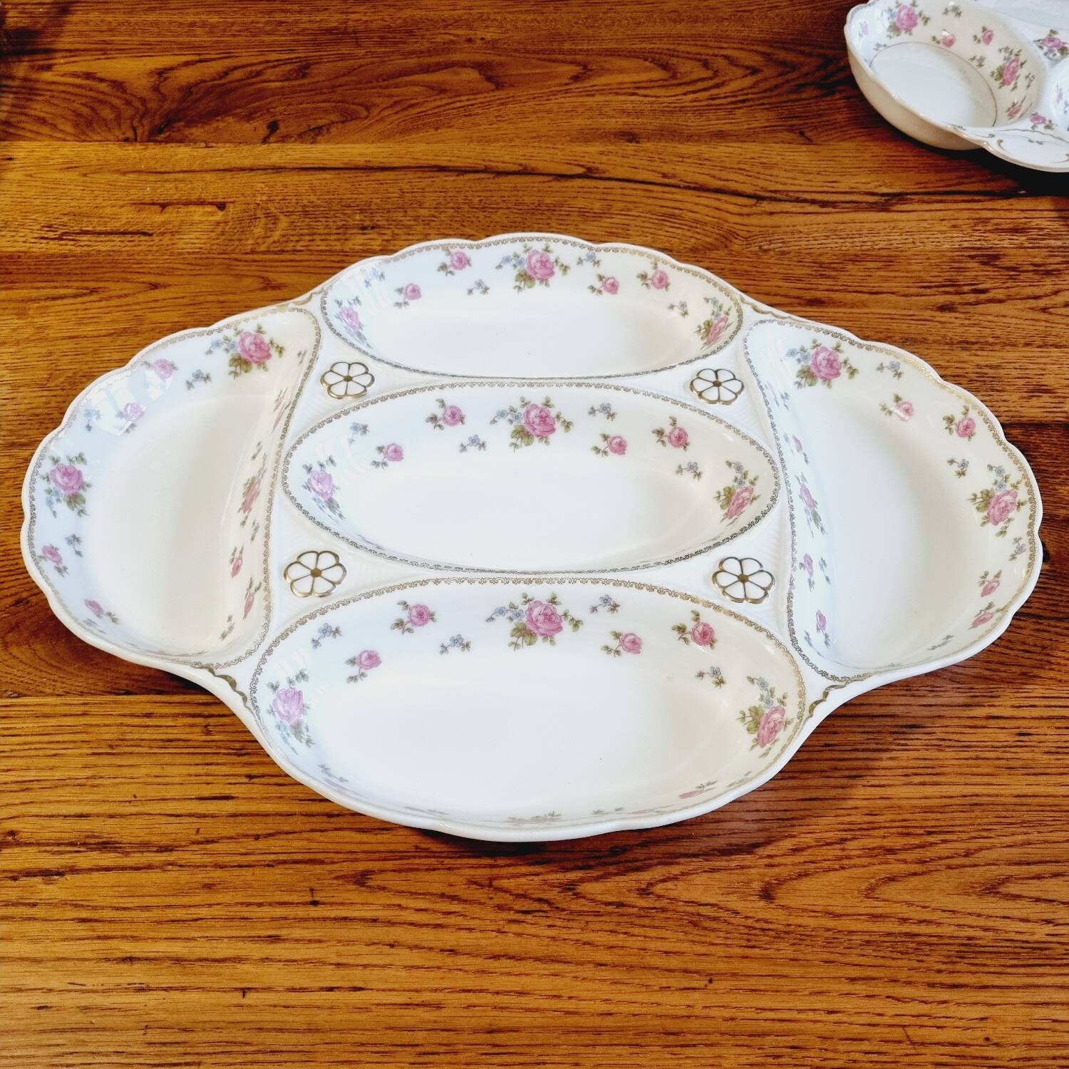2 Limoges porcelain dishes